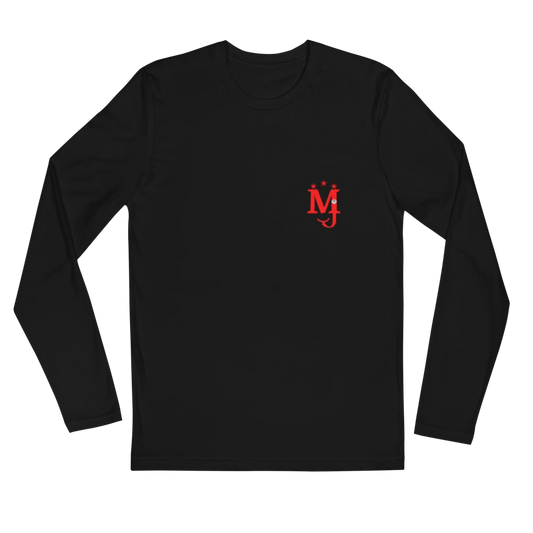 MJ Men's Fitted Long Sleeve Shirt
